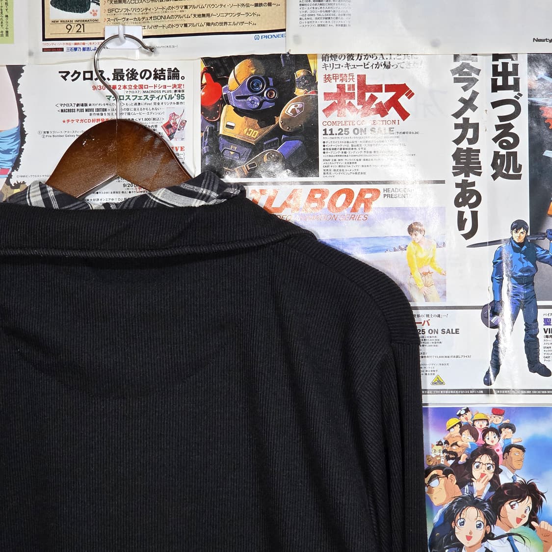 JPN 펑크 셔츠 레이어드 펑크 골지 롱슬리브 . 상품이미지7