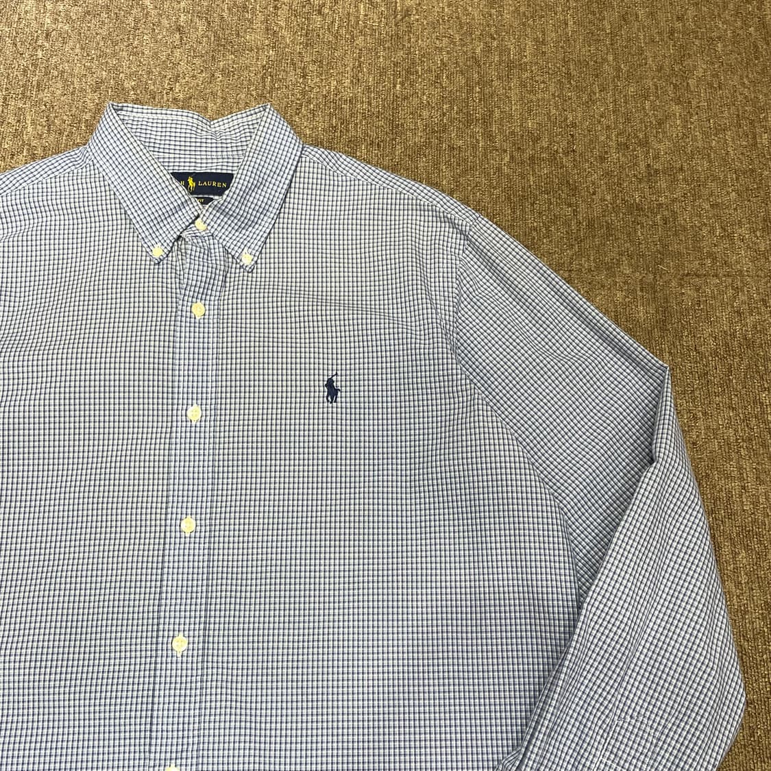 (XL) POLO 폴로 랄프로렌 체크 셔츠 커스텀핏 상품이미지5