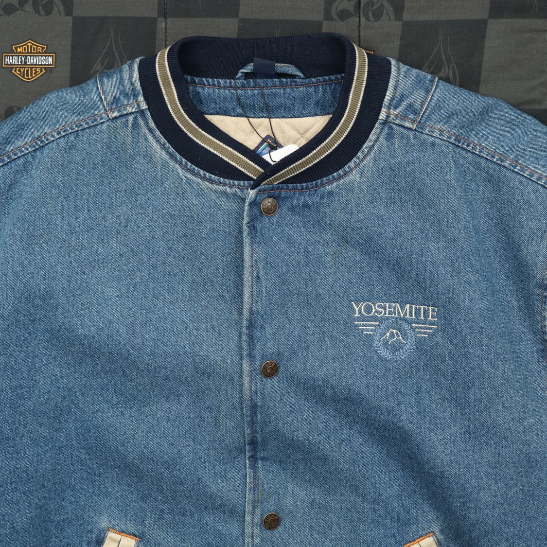  00S GERA FOR SPORTS 데님 바시티 자켓 상품이미지2