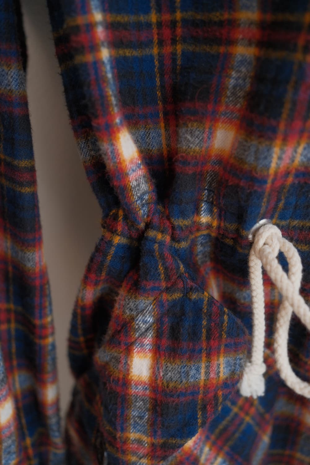 Flannel check long hood shirt 상품이미지8