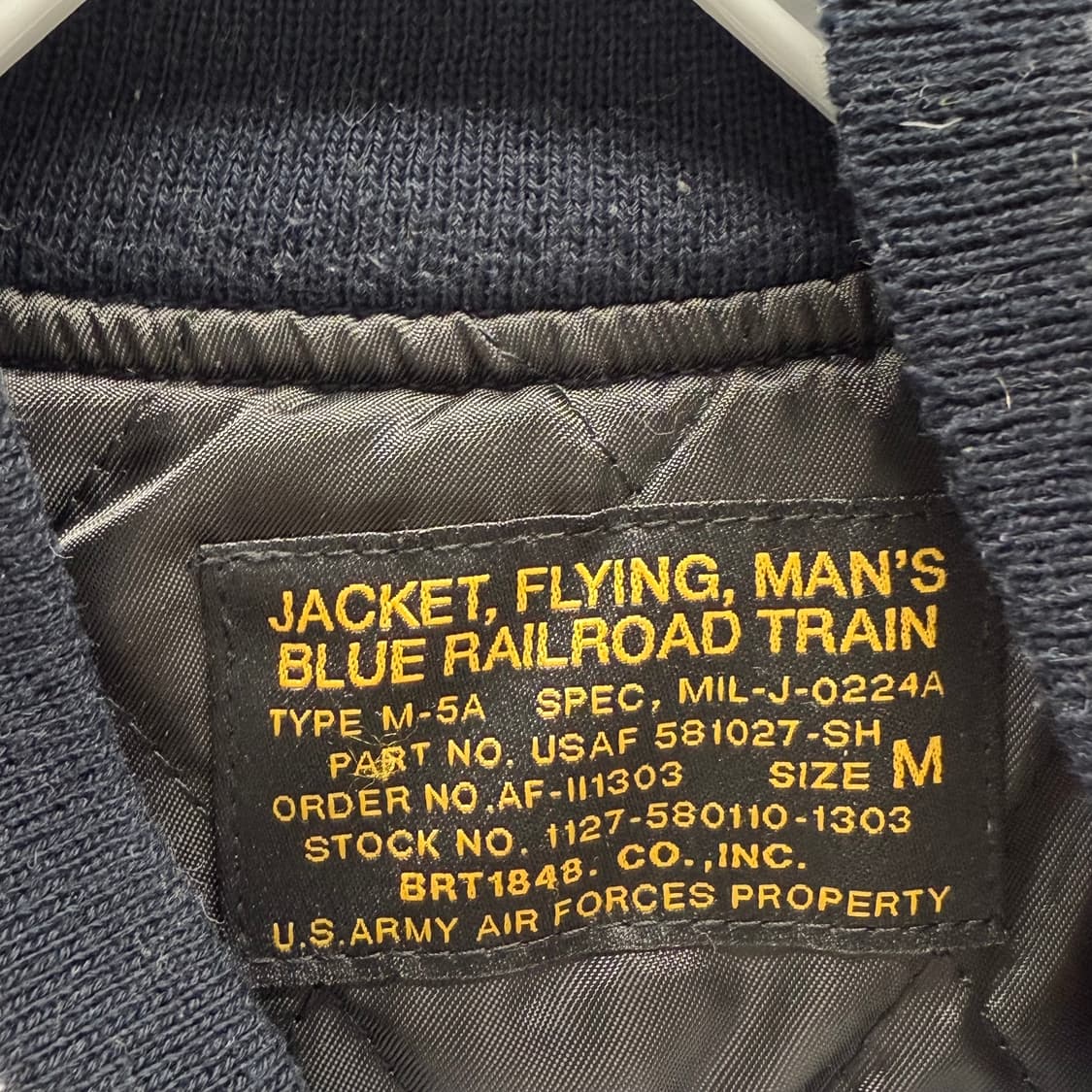 [M] 미군 빈티지 항공자켓 상품이미지5