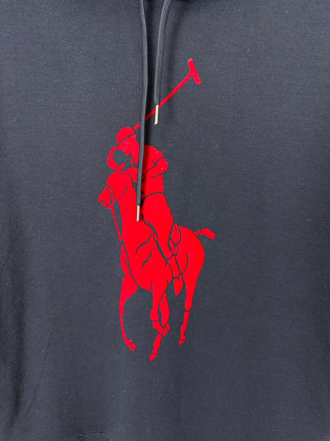 [XL]POLO 네이비 빅포니 후드 티셔츠 상품이미지3