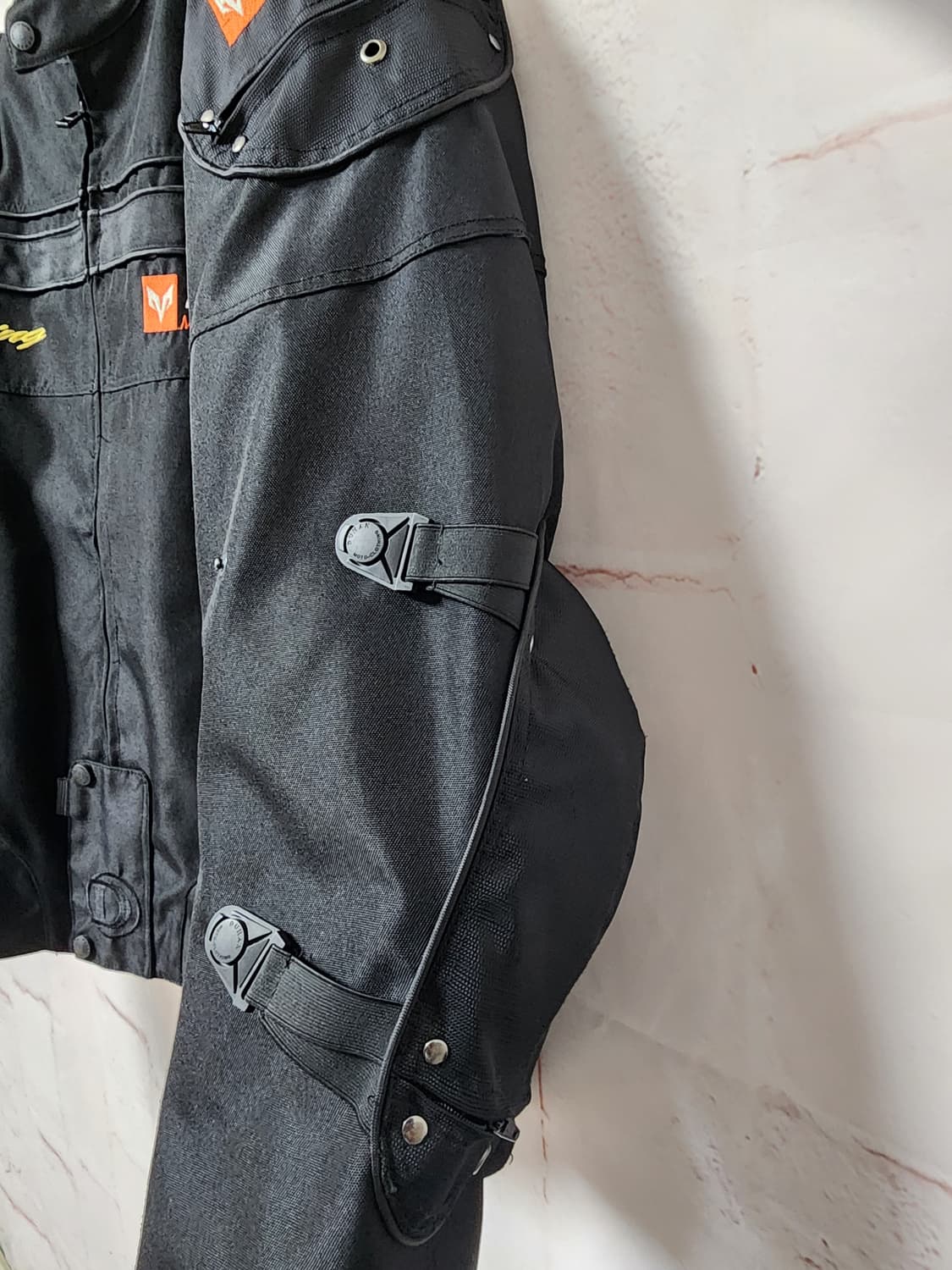 DUHAN 바이크 블랙 레이싱 자켓 상품이미지2