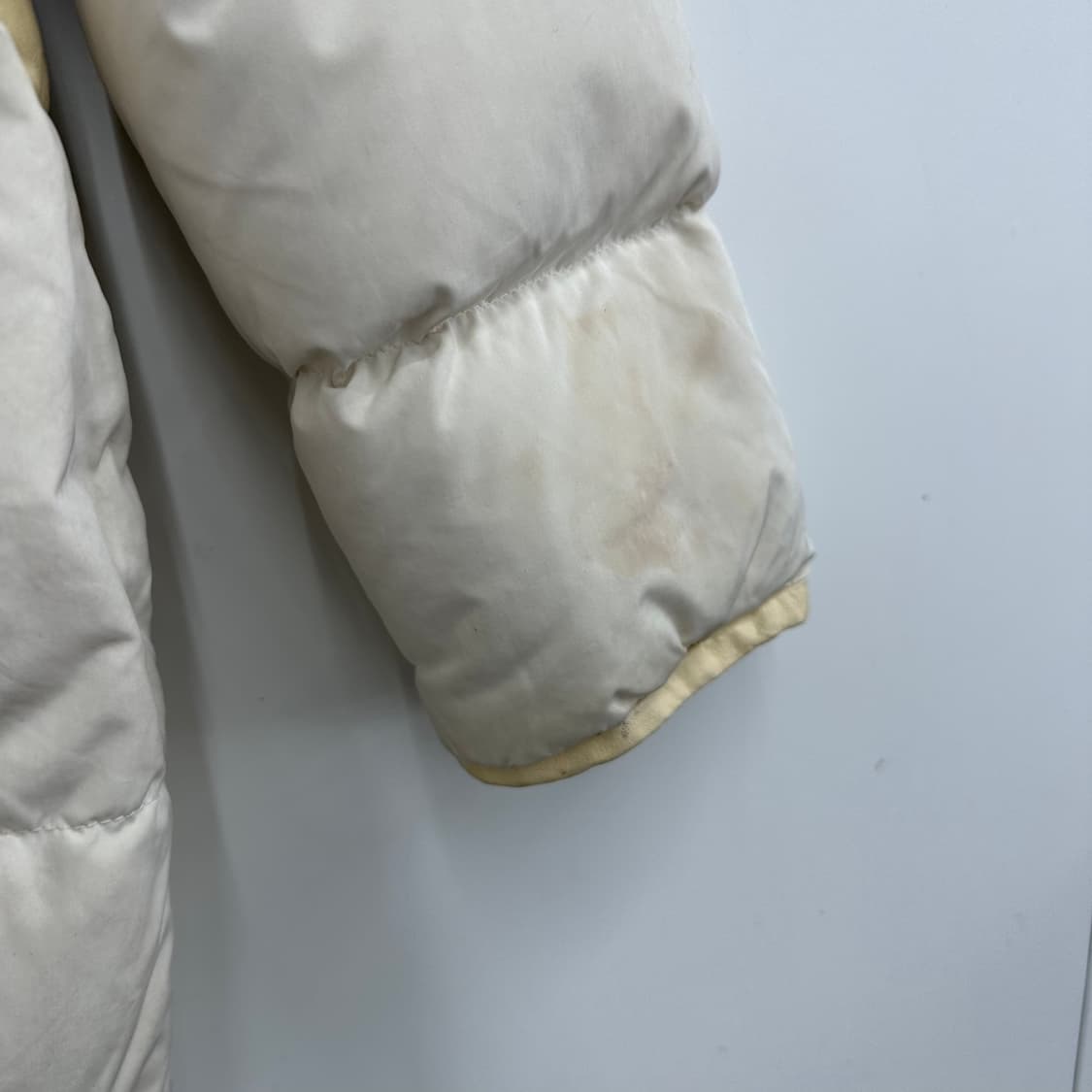 90 마쥬 maje 여자 램스킨 라쿤퍼 덕다운 패딩 상품이미지10