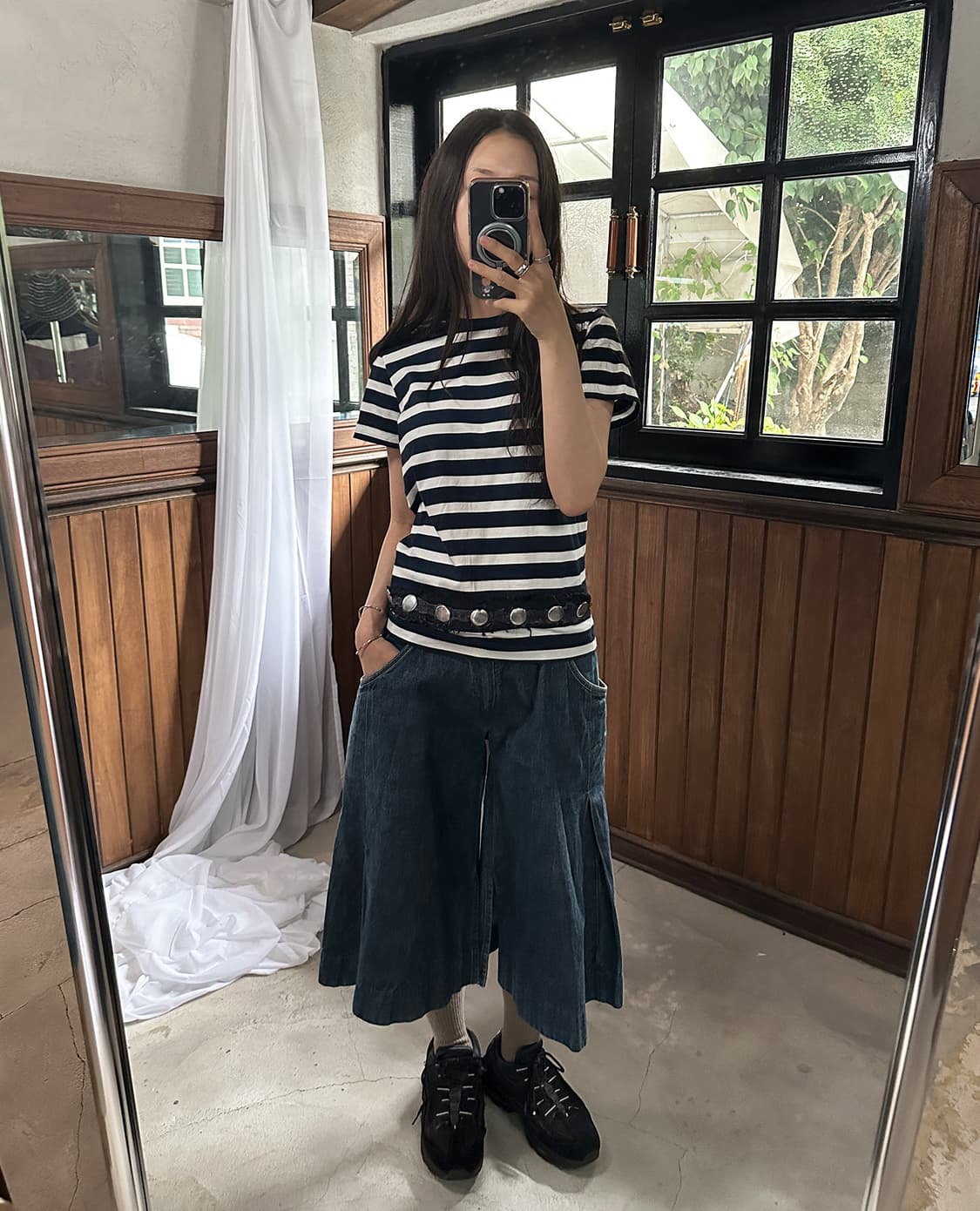 COMME DES GARCONS studded striped tee 상품이미지2