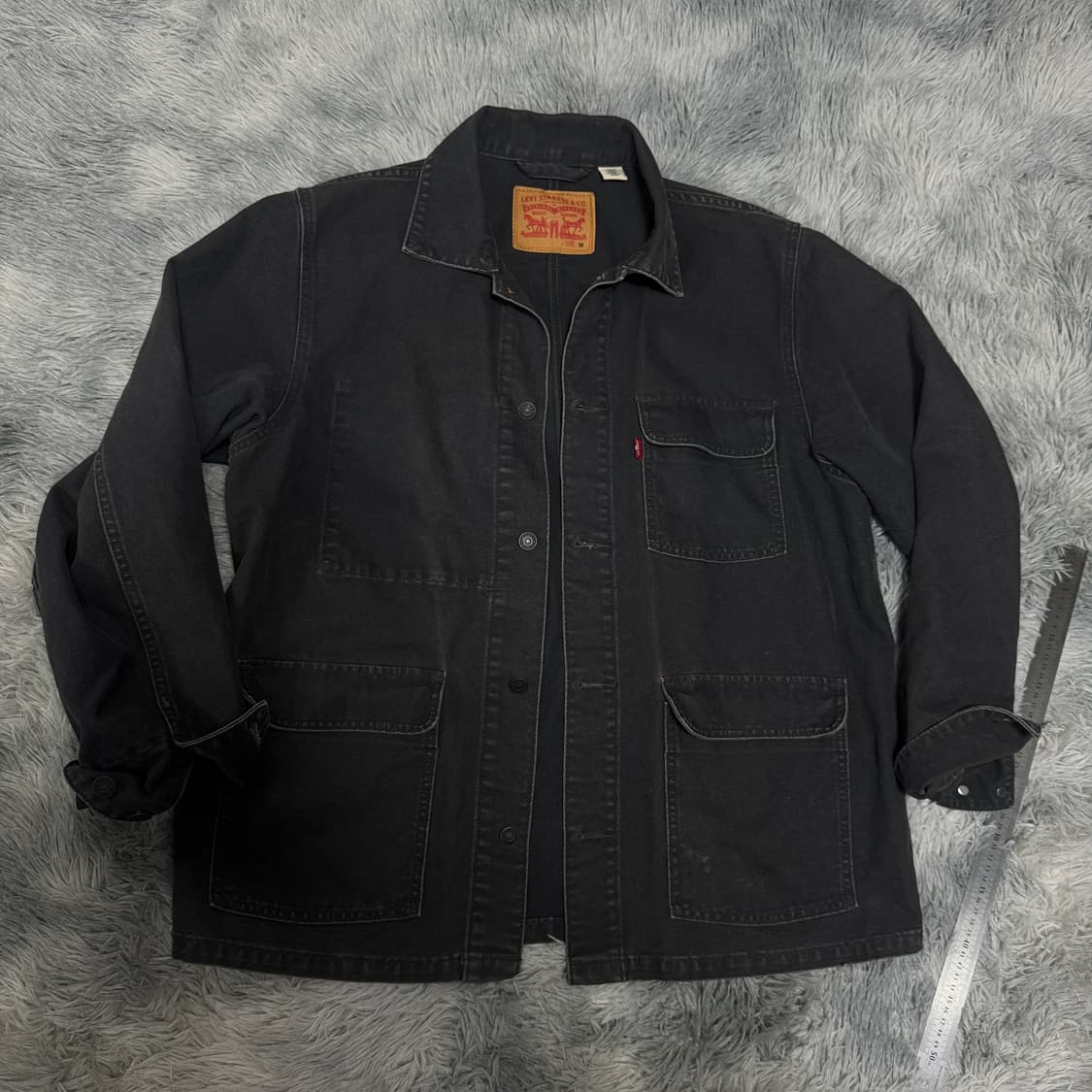 리바이스 흑청 워크자켓 M사이즈  상품이미지1