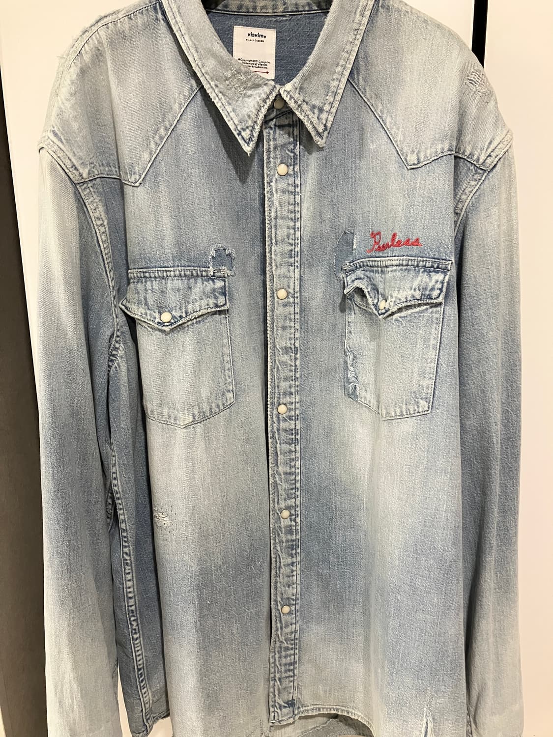 [4] 비즈빔 visvim 소셜스컬프쳐 셔츠 크래쉬 상품이미지2