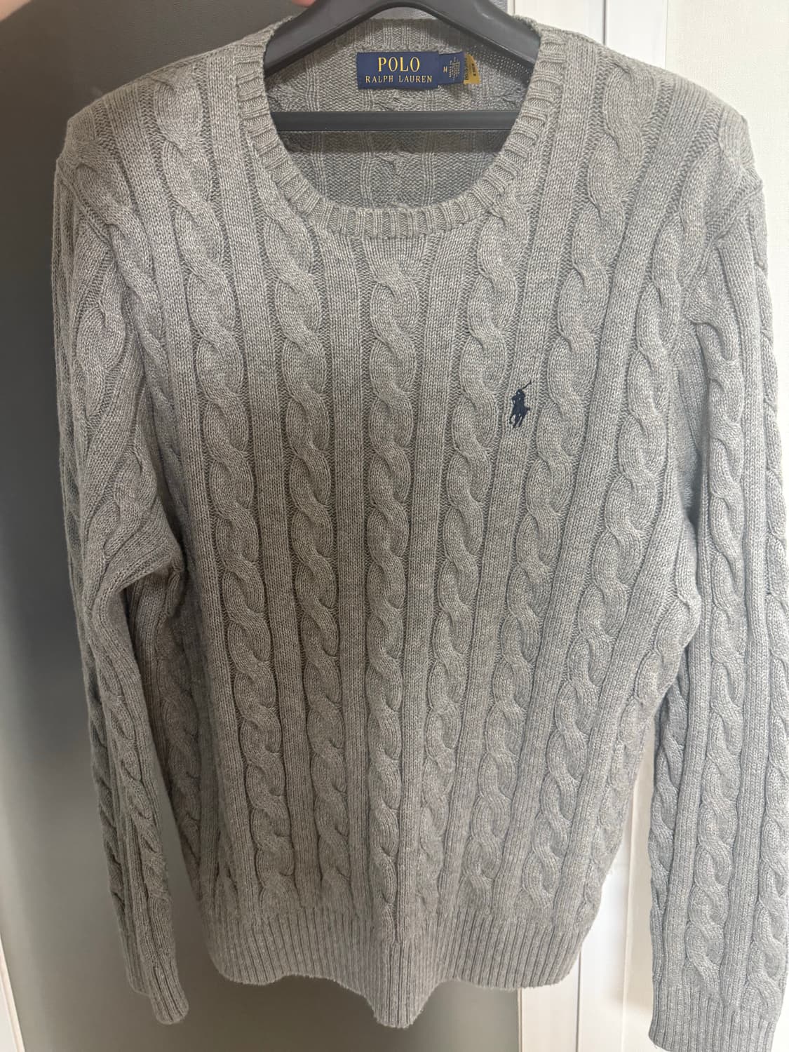 폴로 케이블 니트 상품이미지1