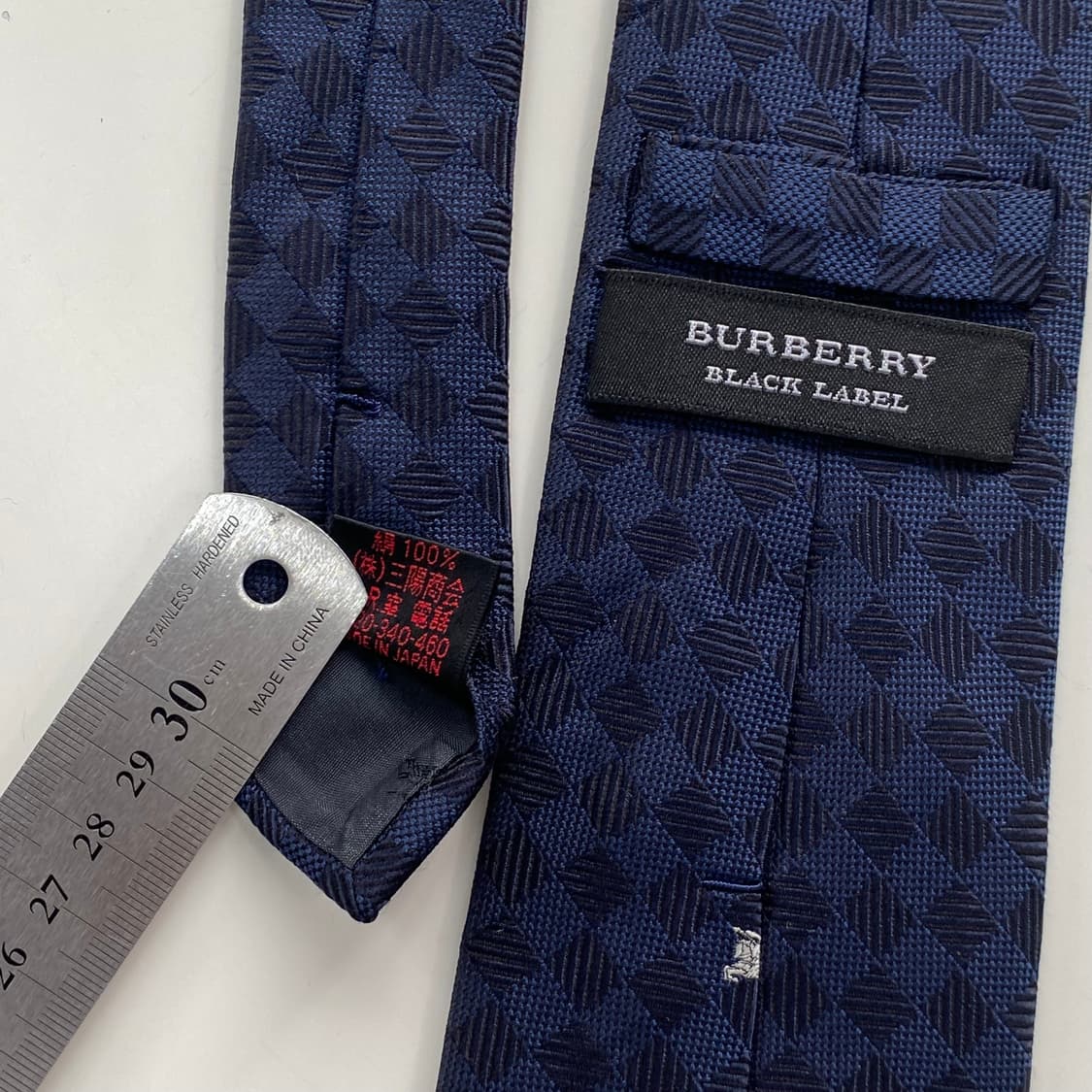 버버리 심플로고 블랙라벨 넥타이 정품 명품 (Burberrys)  상품이미지7