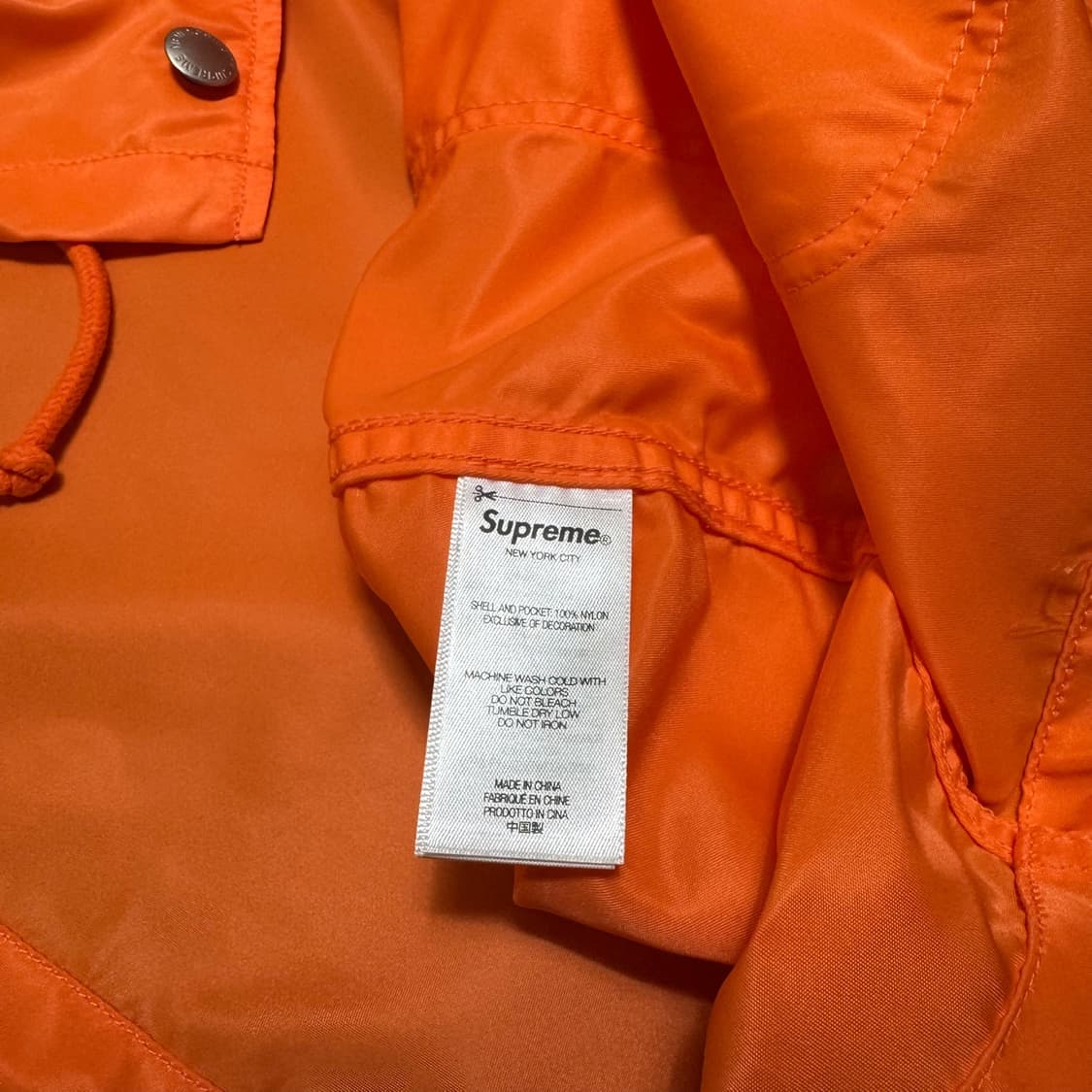 슈프림(SUPREME) 24ss 클래식 로고 나일론 초어 코트 자켓 상품이미지7