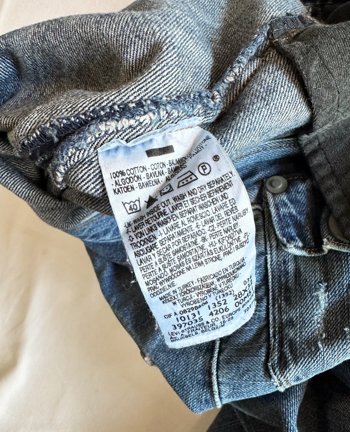 LEVI'S engineered coin pocket w28 상품이미지10