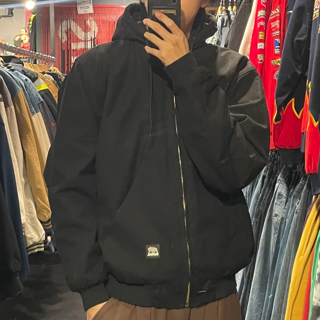 [IM] Vtg 빈티지 블랙 워크자켓 상품이미지4