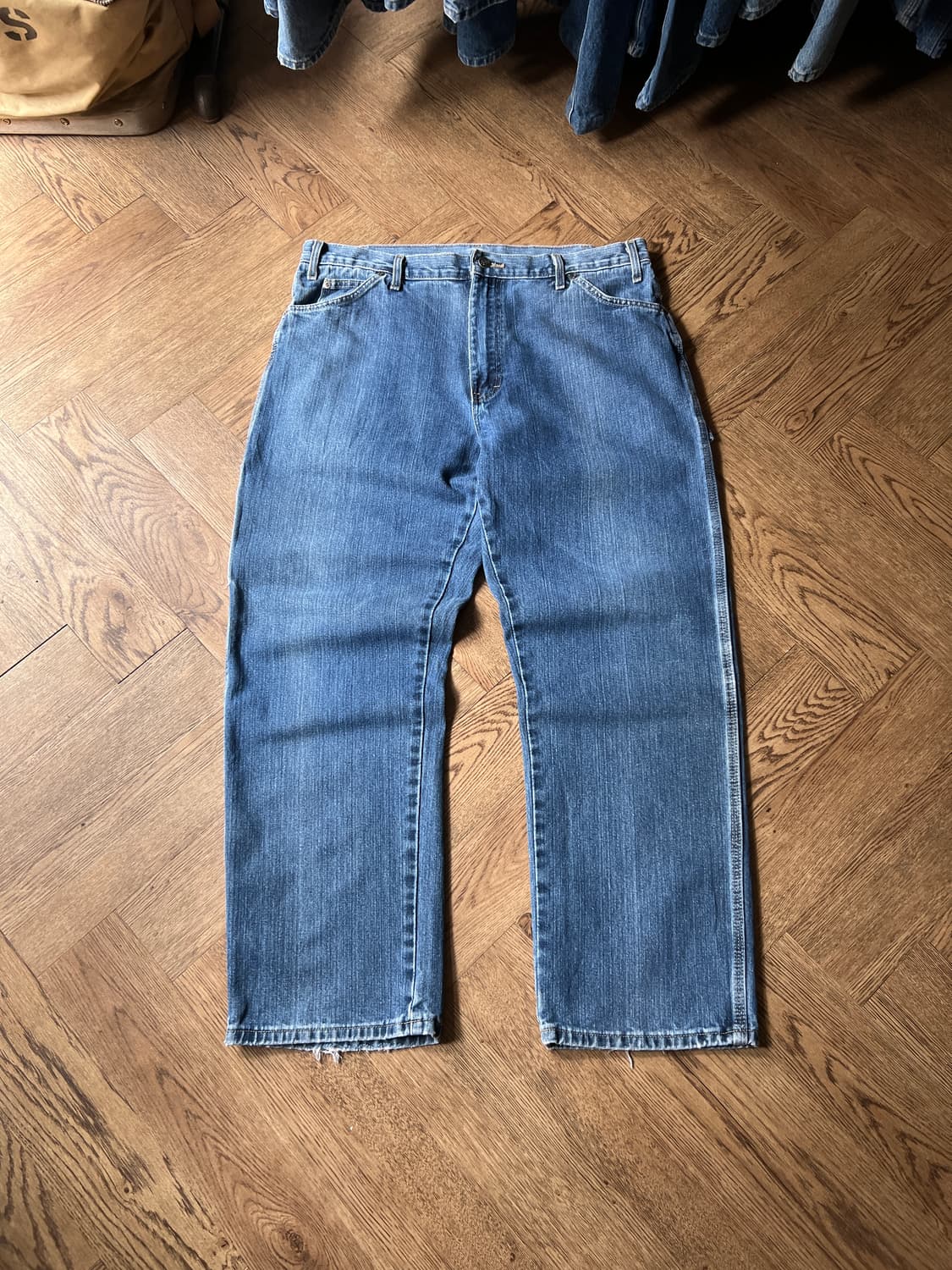 [38]디키즈 USA 빈티지 워싱 싱글니 카펜터 워크 데님 팬츠 상품이미지2