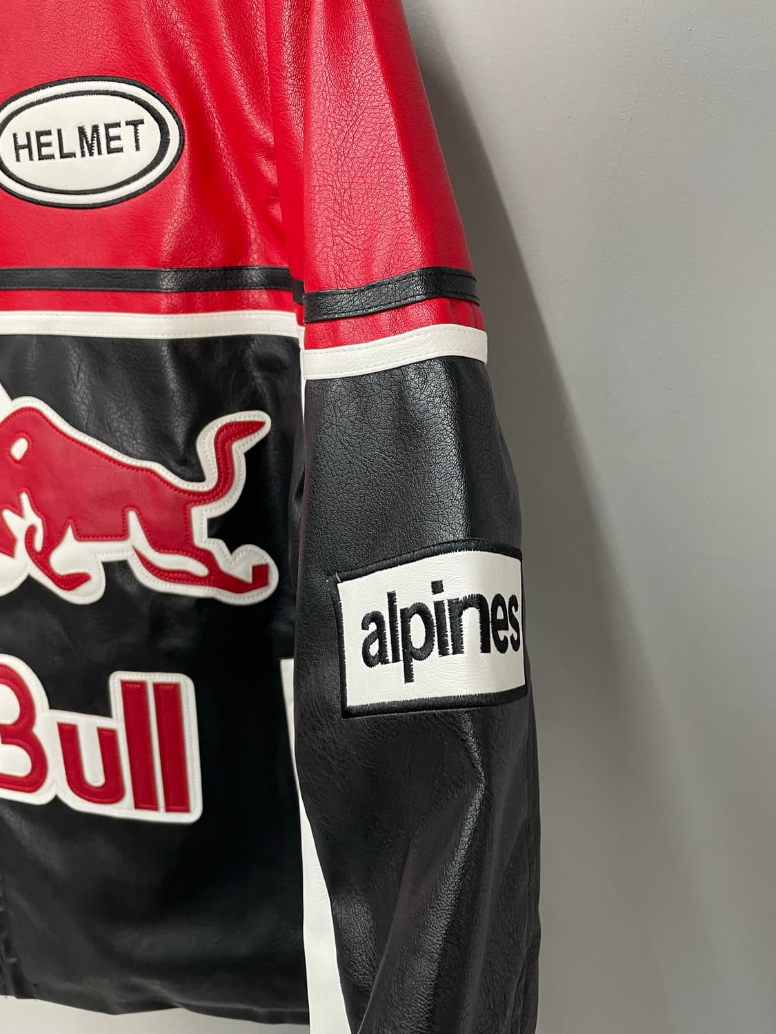 레드불 레이싱 가죽 자켓 H1382 상품이미지4