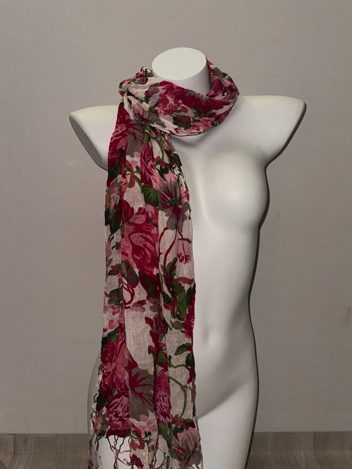 빈티지 오리엔탈 로즈 스카프 상품이미지4