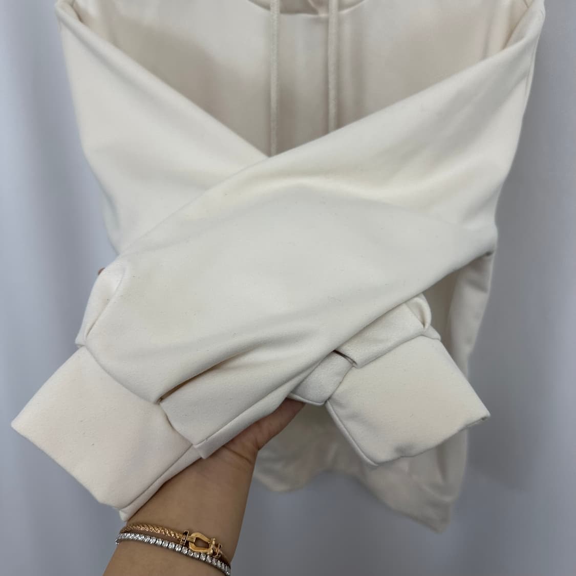   코오롱 여자 후드티 아이보리 S 90 상품이미지5