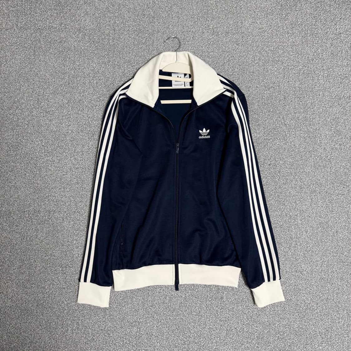 아디다스 베켄바우어 클래식 져지 네이비 화이트 M 트랙탑 상품이미지1