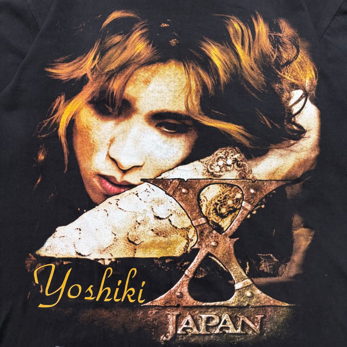 빈티지 00‘s X-JAPAN 하프 락 티 상품이미지4