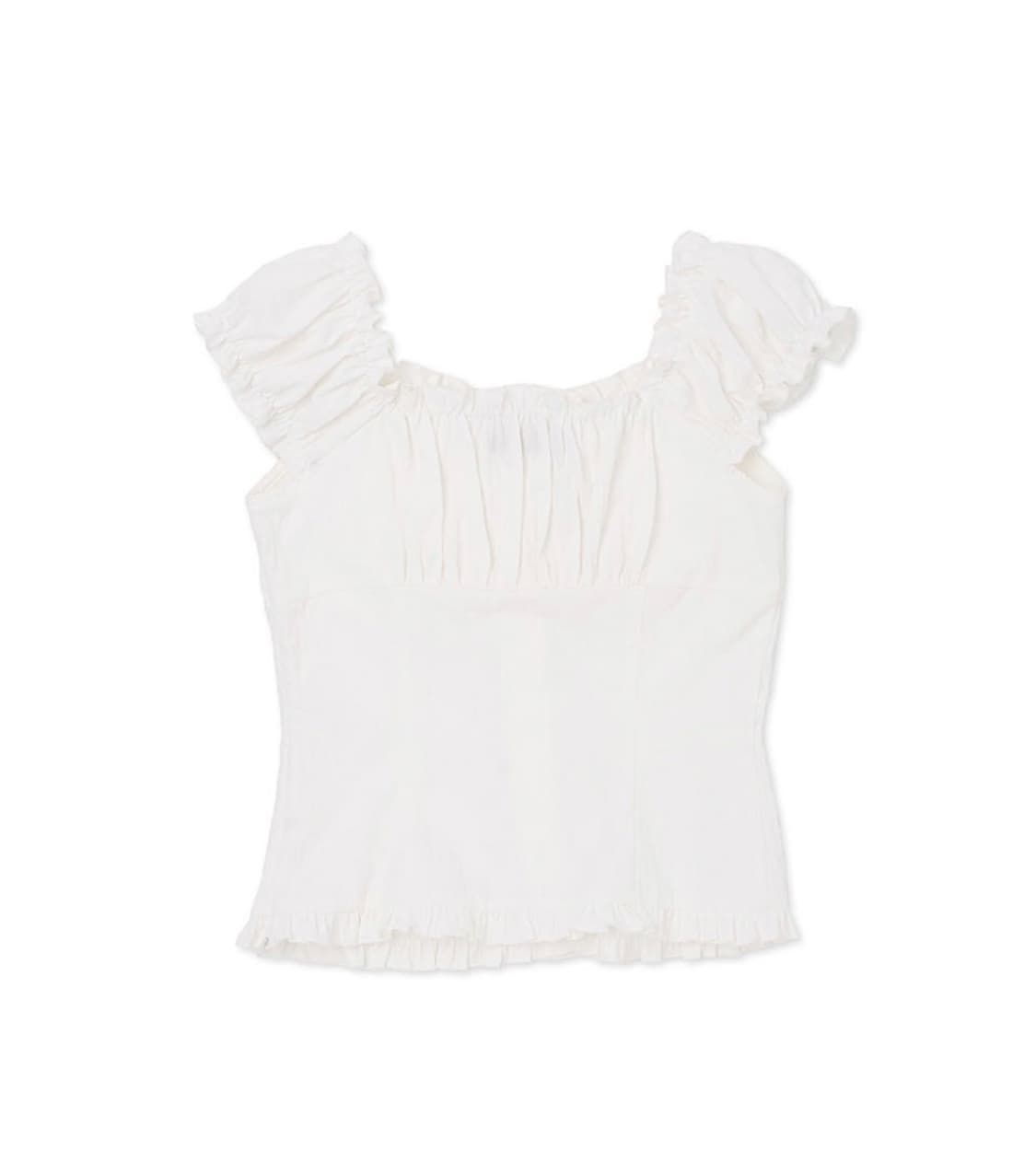 lotsyou_Ella Blouse White 상품이미지2