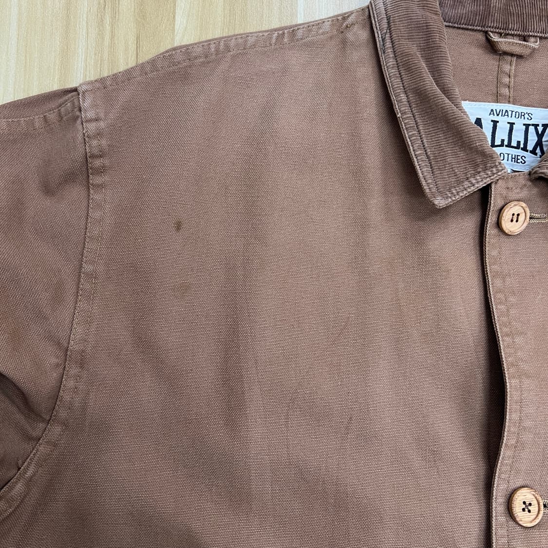 ALLIX 빈티지 브라운 코튼 워크 자켓 상품이미지9