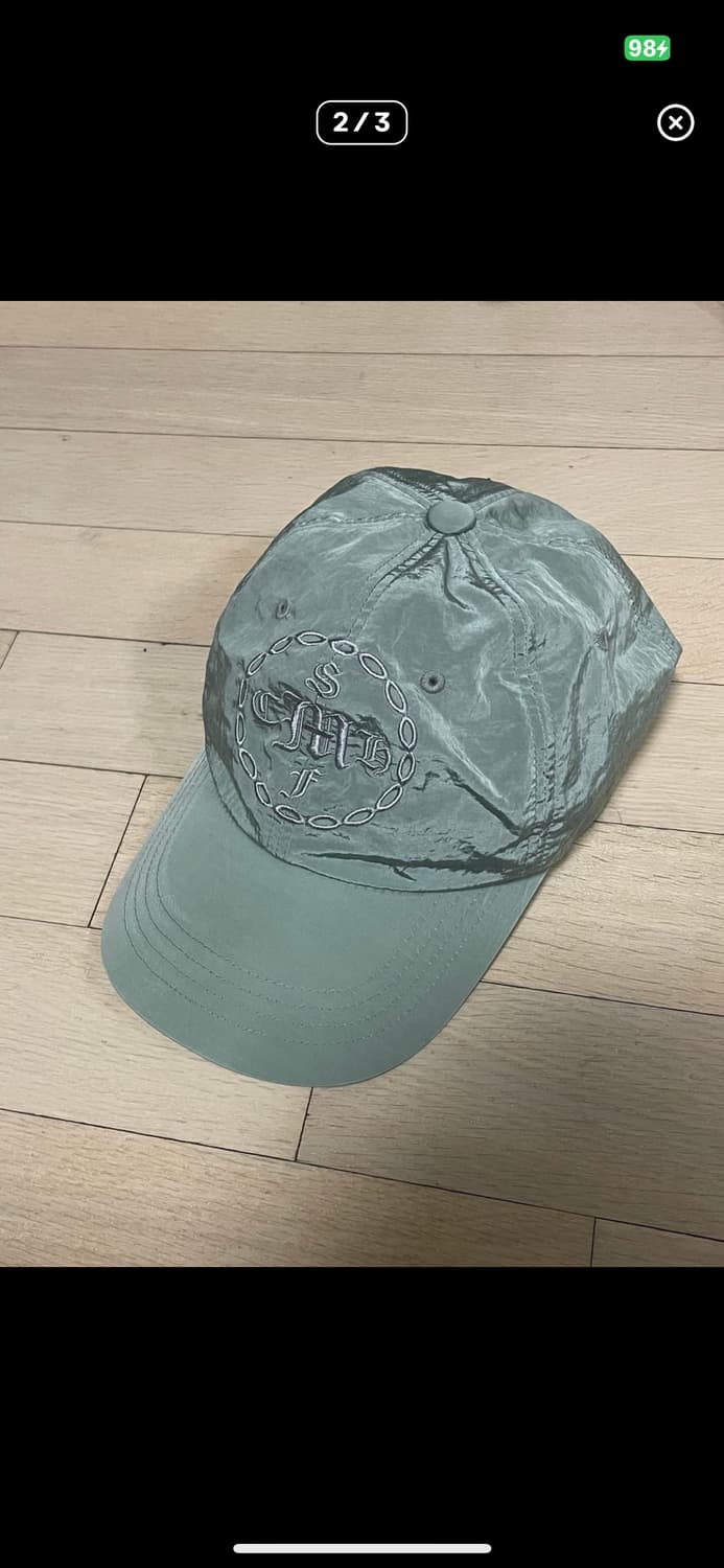 미스치프 워시드 나일론 캡 카키 상품이미지3