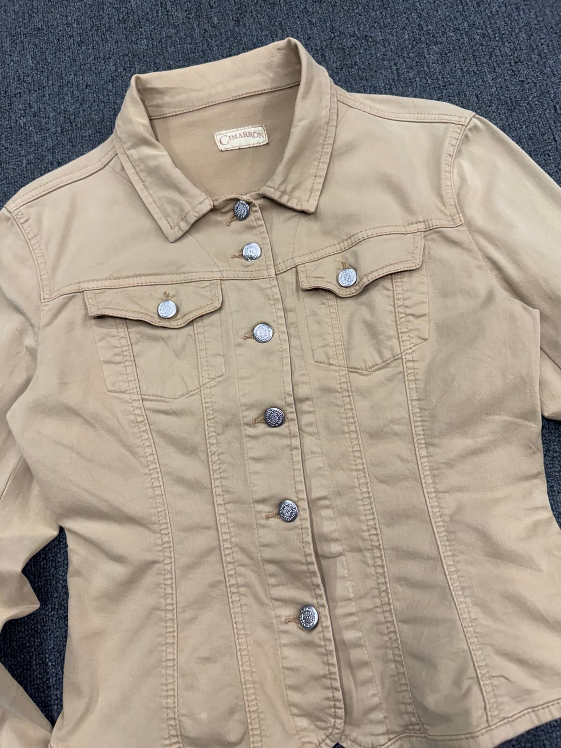 S)Cimarron 빈티지 여성 베이지 자켓 상품이미지2