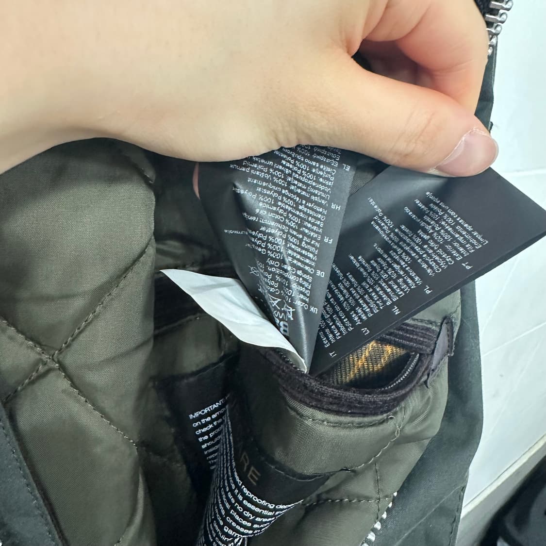바버 인터네셔널 왁스자켓  상품이미지5