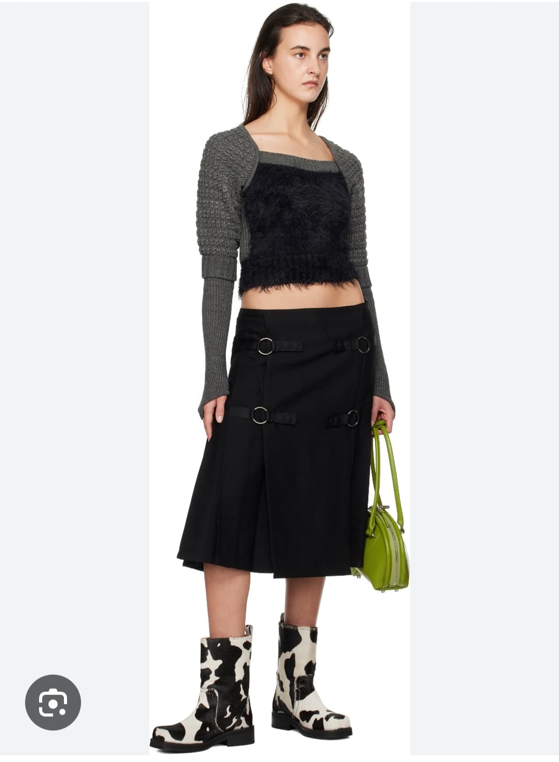 앤더슨벨 FURRY CHUNKY KNIT TOP (XS) 새상품 상품이미지1