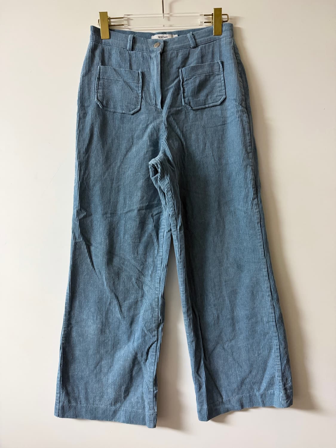 여자 코듀로이 포켓 와이드팬츠 M 상품이미지1