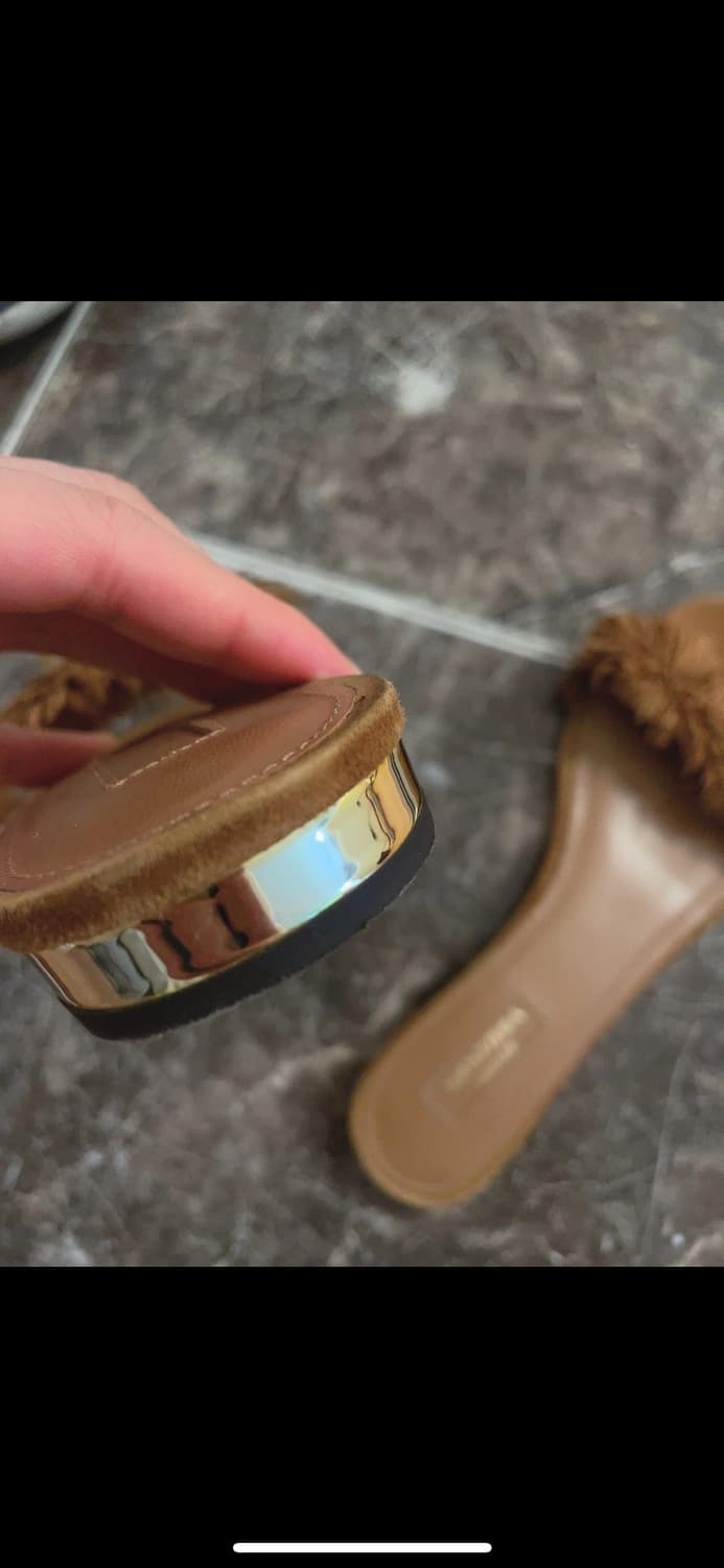 아쿠아주라 브라운 태슬 슬리퍼 샌들 39 상품이미지4