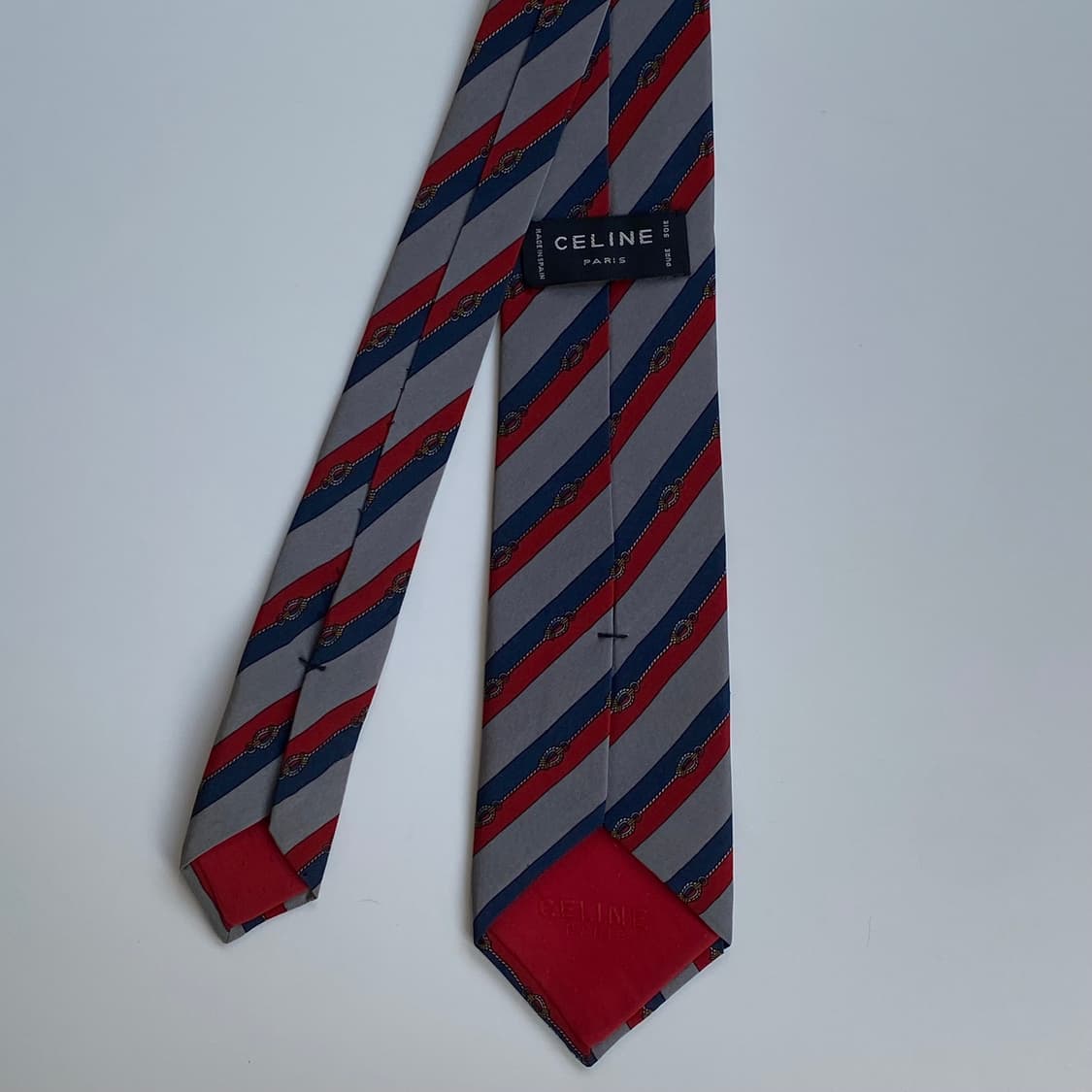 셀린느 (celine) 심플로고 정품 명품넥타이 상품이미지3