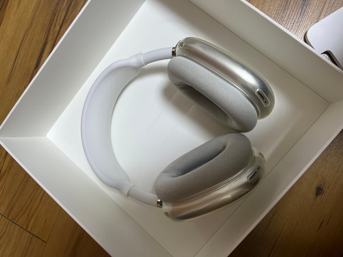 에어팟 맥스 실버 새상품급 풀박 상품이미지1