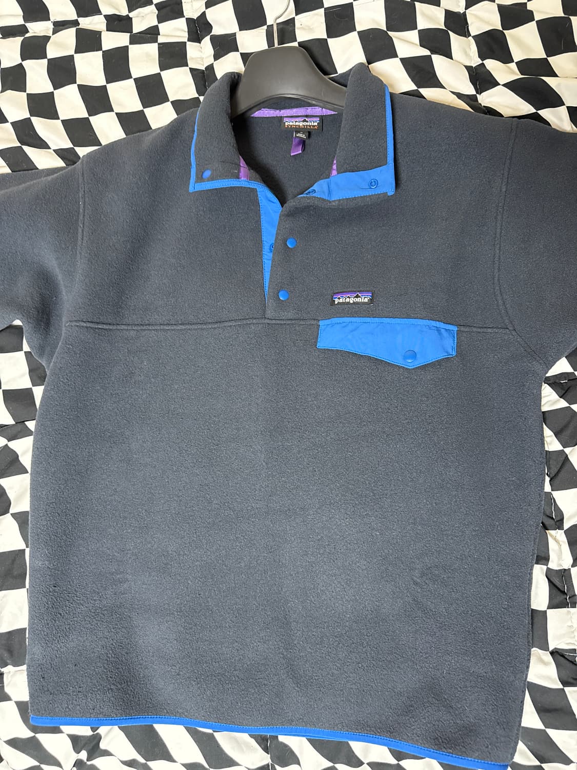 파타고니아 신칠라 스냅-T 플리스 풀오버 피치 블루 M 상품이미지1