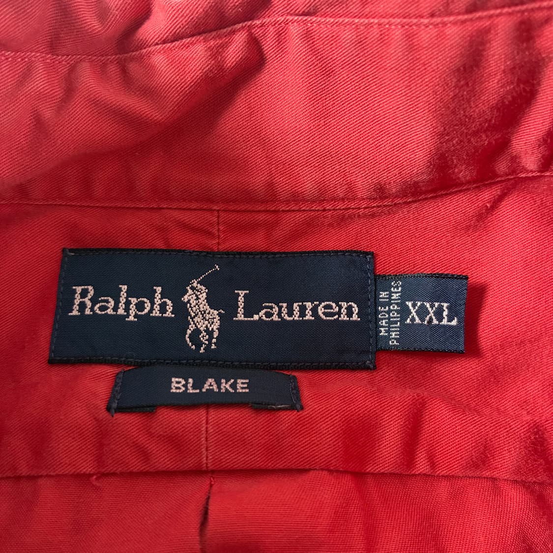 Polo  폴로 랄프로렌 자수 블레이크 코튼 핑크 빅셔츠  상품이미지4