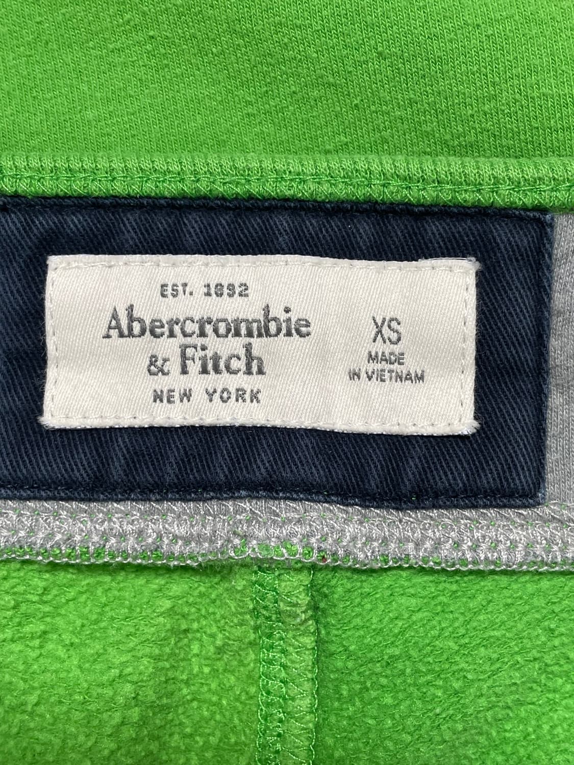 Abercrombie & Fitch 트레이닝 바지 XS 라임색 상품이미지5