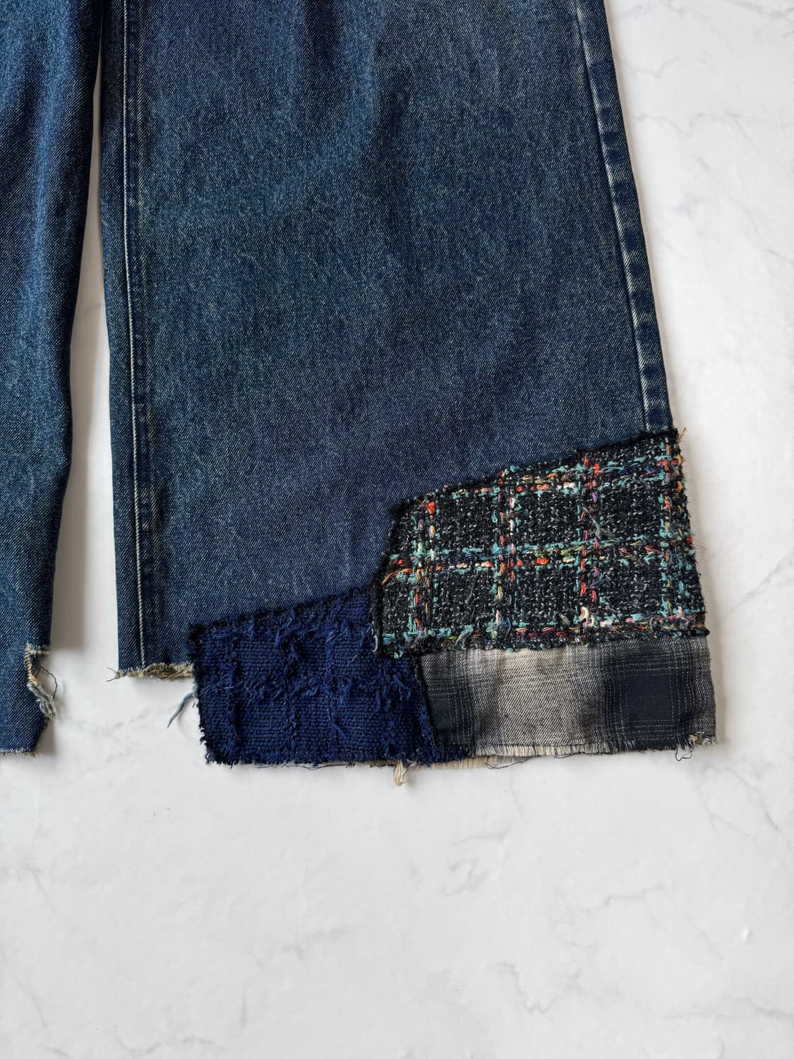 TΣist Erosion Baggy Denim Pants / Blue 상품이미지5