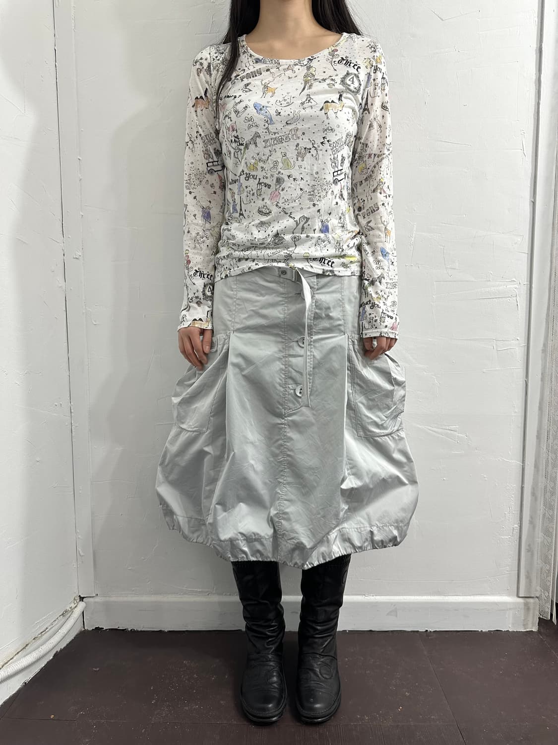 laurel soft pocket puff skirt 상품이미지7