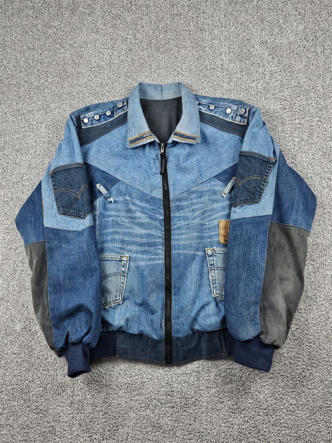 리바이스 리빌드 패치워크 커스텀 데님 자켓 (상세설명참조) / 10177 상품이미지2