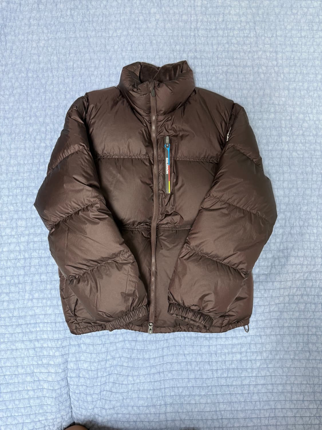 살로몬 컨투어 다운 자켓 초콜릿 패딩 M 상품이미지2