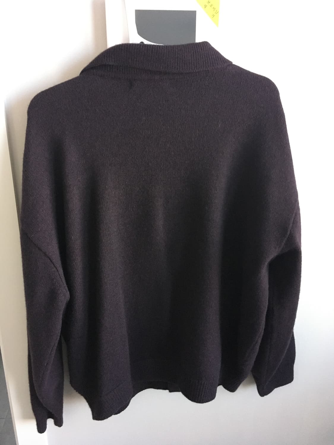 쿠어 탑필 캐시 울카라 가디건 니트 딥퍼플 상품이미지2