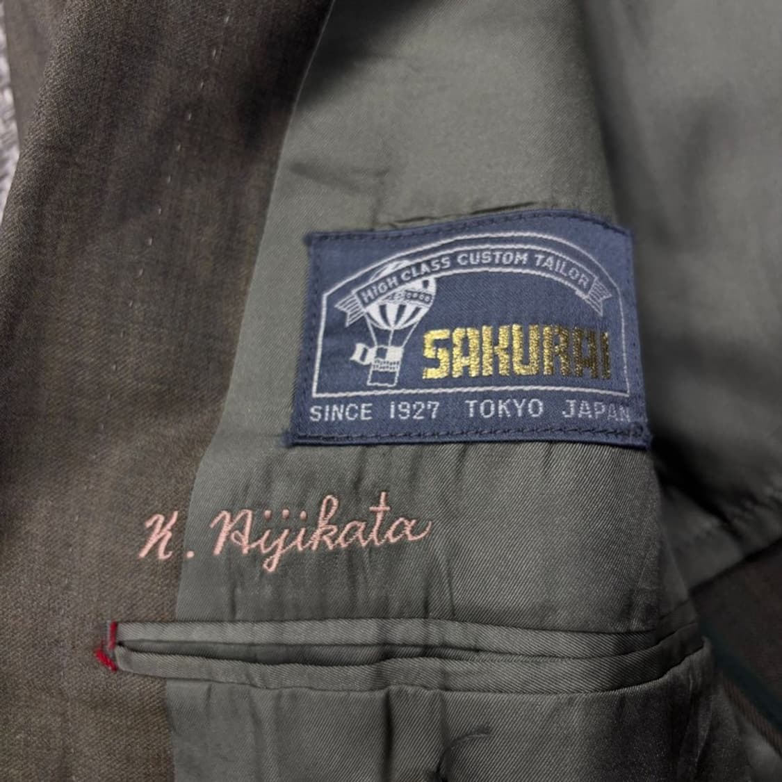 로로피아나 원단 더블 블레이저 v2656 상품이미지7