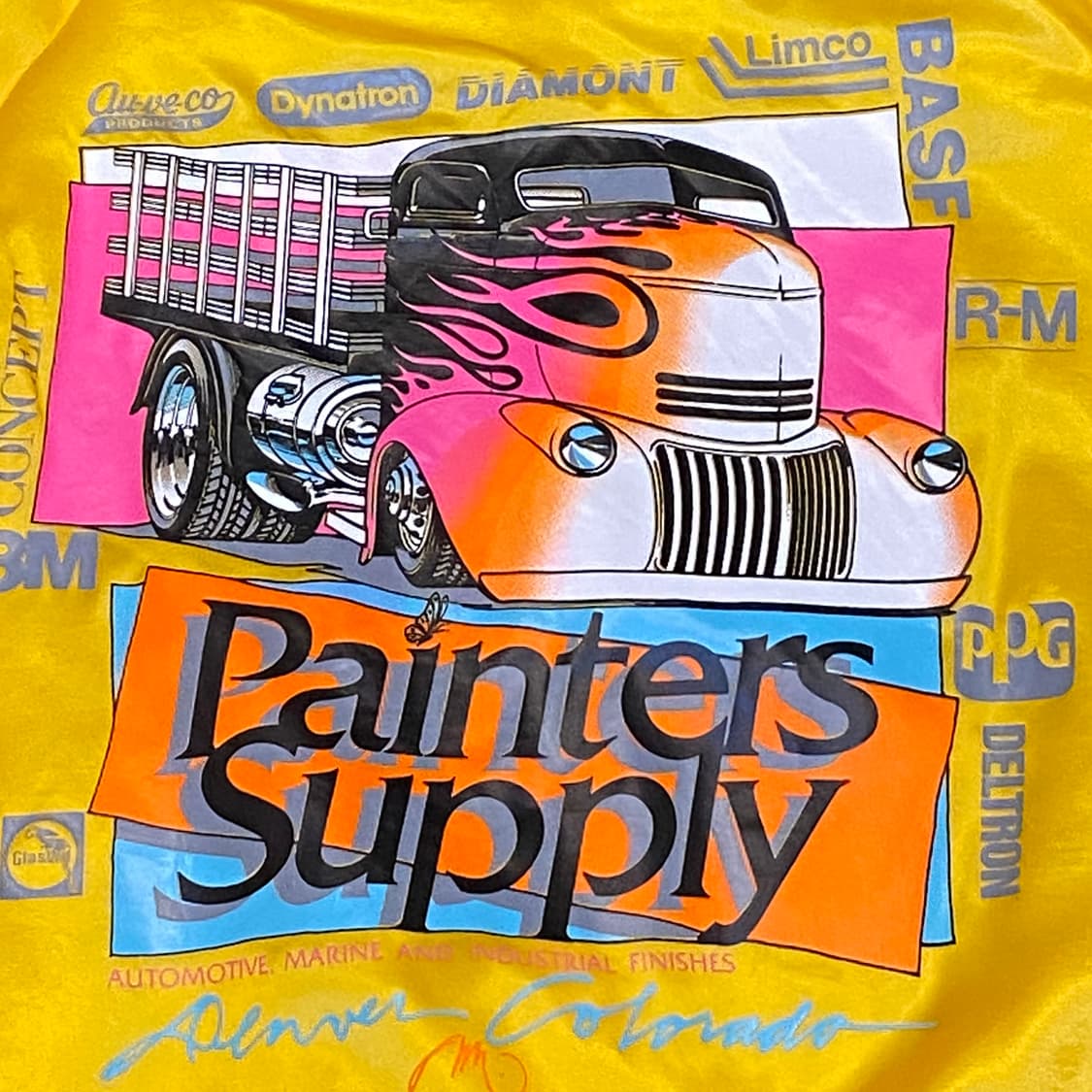 새생품급 90s Made in USA 빈티지 트럭 자켓 바람막이 상품이미지3