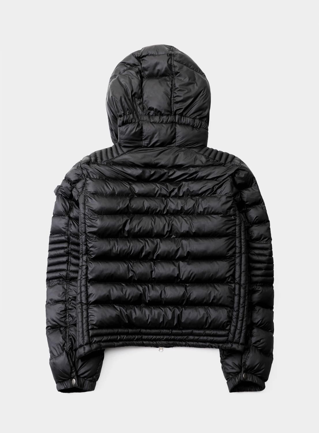 배드블러드 바이퍼31-2 미드웨이트 바이커 후드 푸퍼 - 블랙 상품이미지3