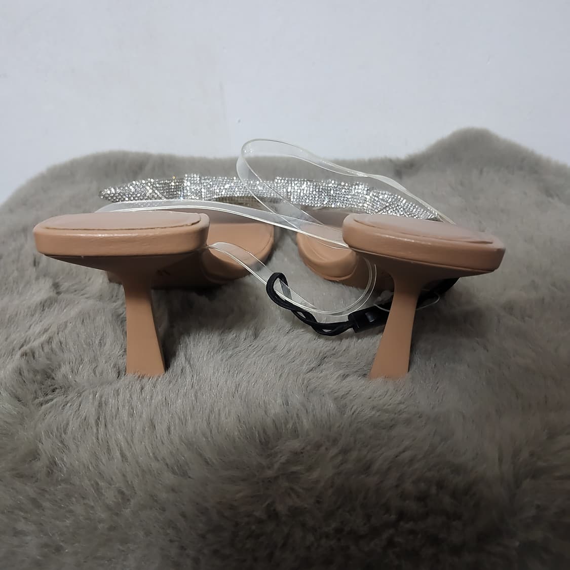 새상품 자라 리본 큐빅 샌들 슬리퍼 35 225 상품이미지3