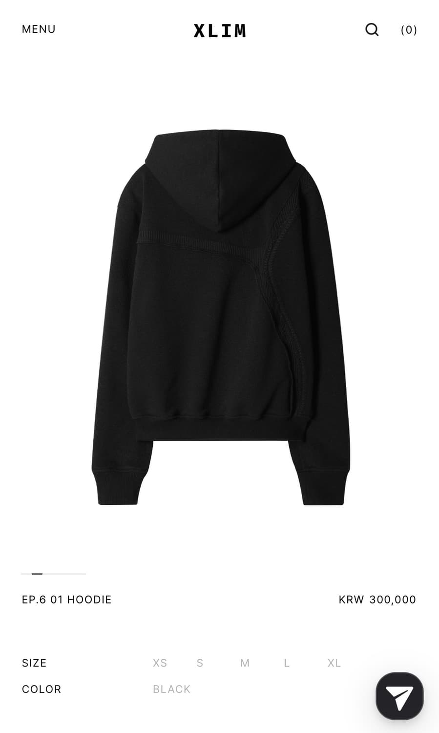 [L] Xlim ep6 후드티 검정 상품이미지2