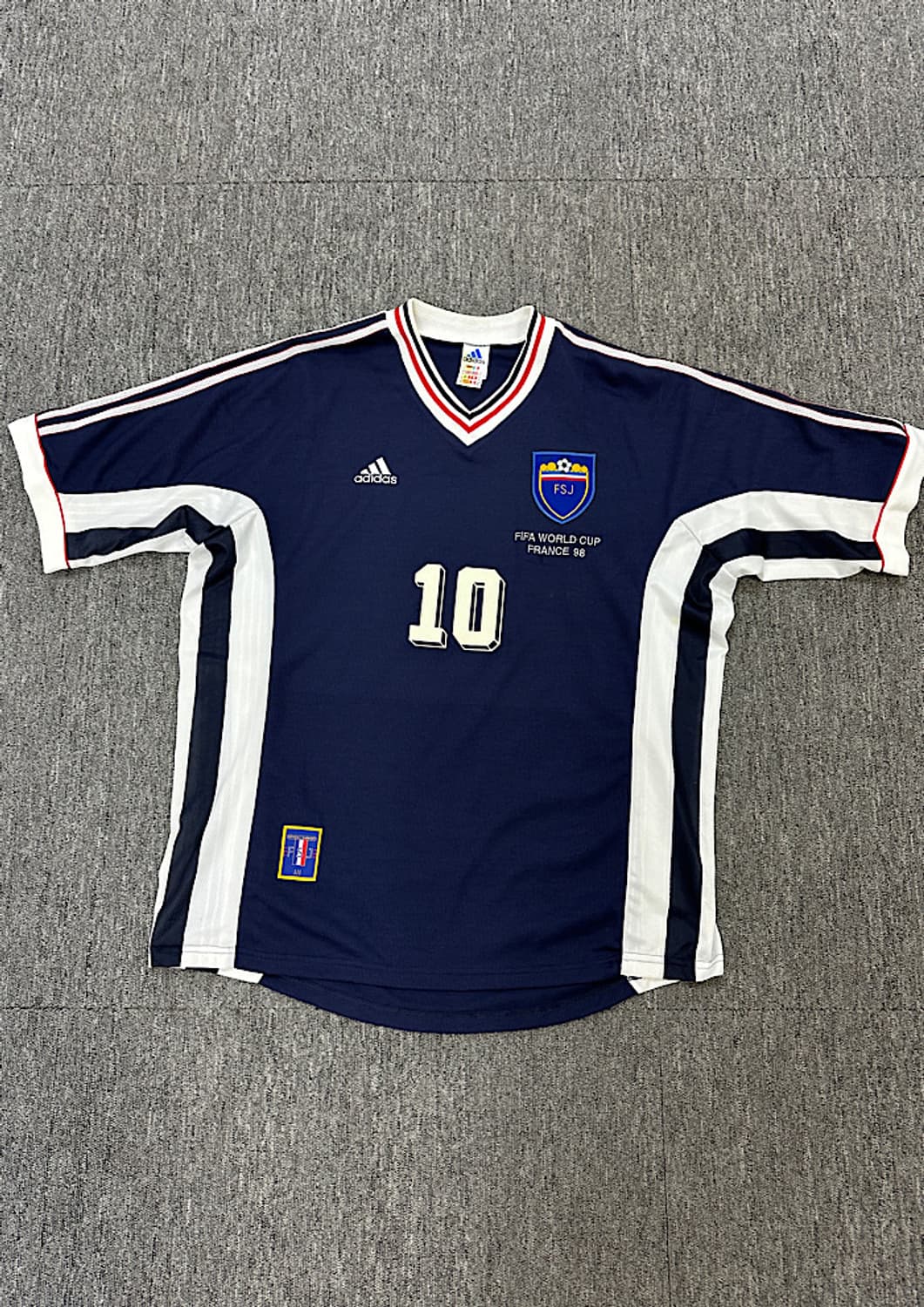 아디다스 빈티지 98프랑스 월드컵 축구 유니폼 상품이미지1