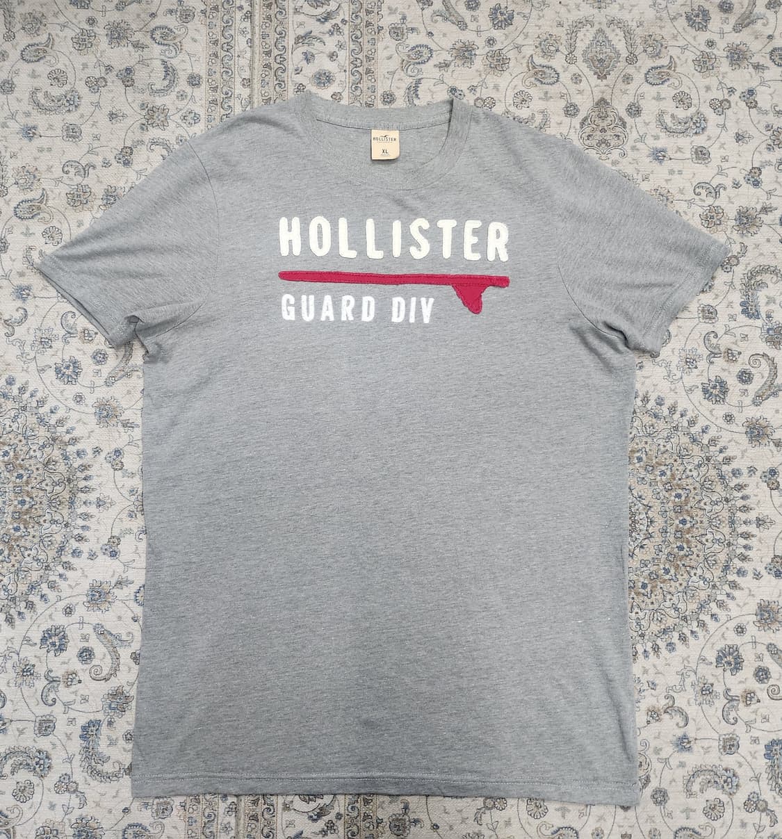 홀리스터 반팔 티셔츠 회색 XL 상품이미지1