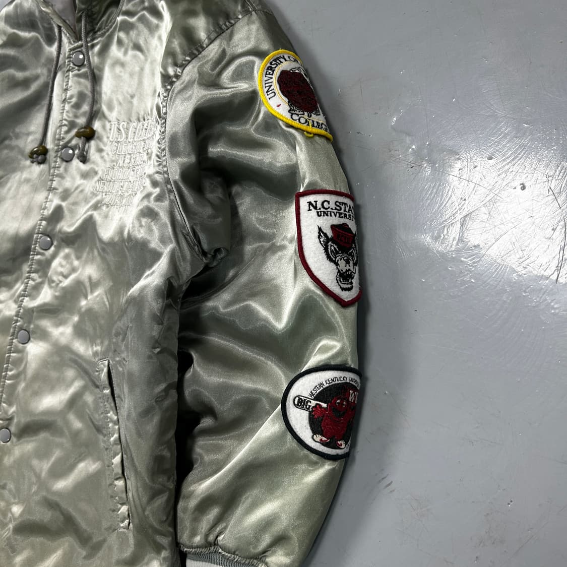 U.S. COLLEGE 와펜패치 후드 점퍼  상품이미지5