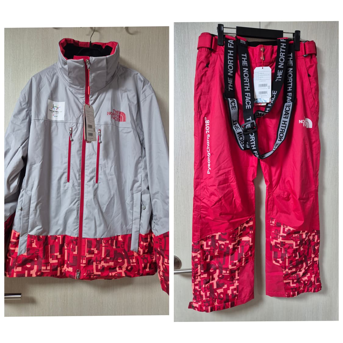 (새제품) 노스페이스 평창동계올림픽 에디션 스키복 세트 상품이미지1