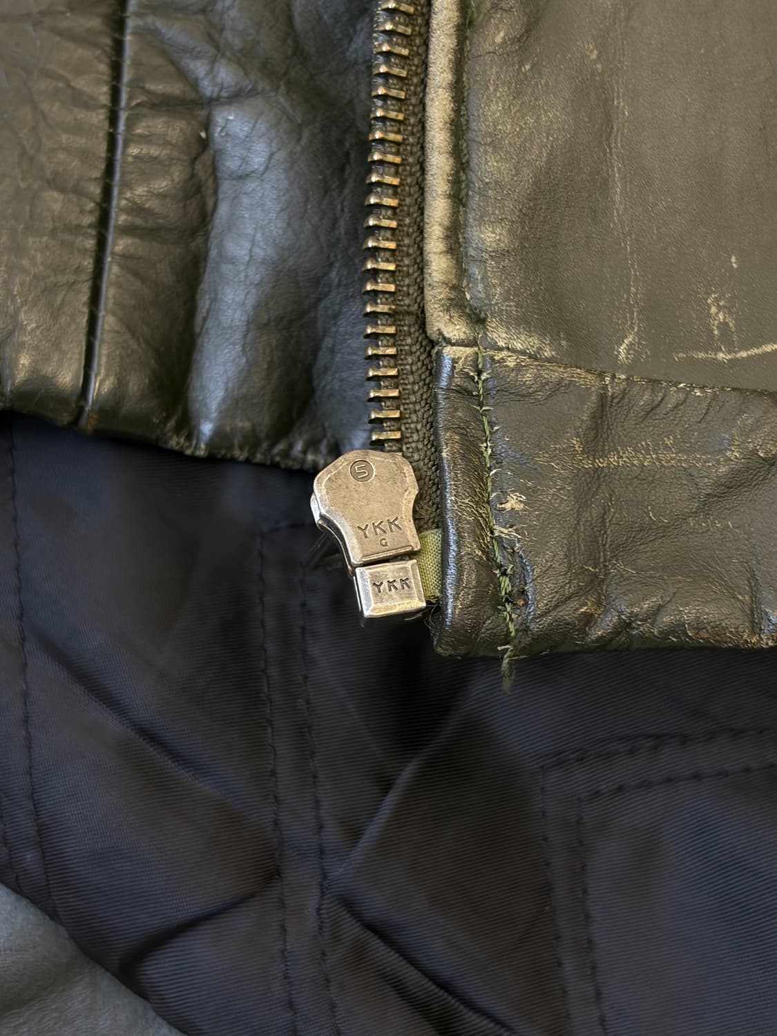 올드 갭 레더 자켓 상품이미지5